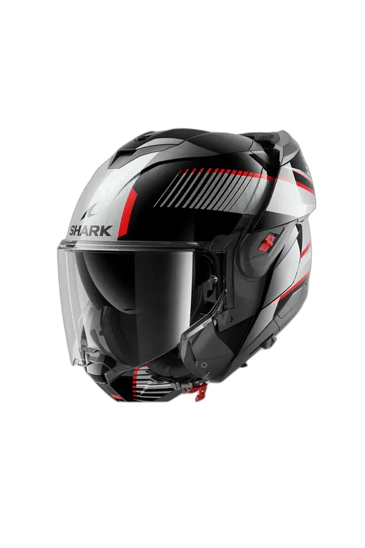 SHARK OXO SIEVE Moto Modulare Caschi Nero Cromo Argento – Yamoto.it