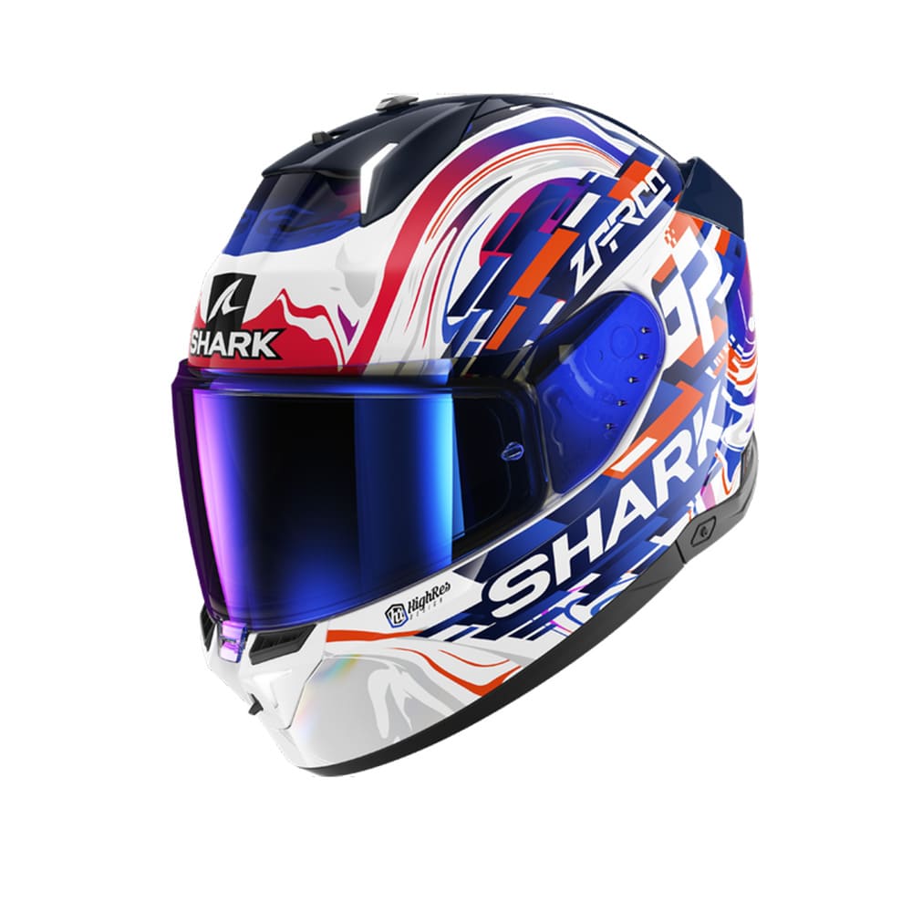 SHARK SKWAL i3 REPLICA ZARCO Integrali Caschi Bianco Viola Blu