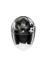 SHARK SKWAL PRANZ URBAN TOURING CASCHI JET BIANCO NERO 