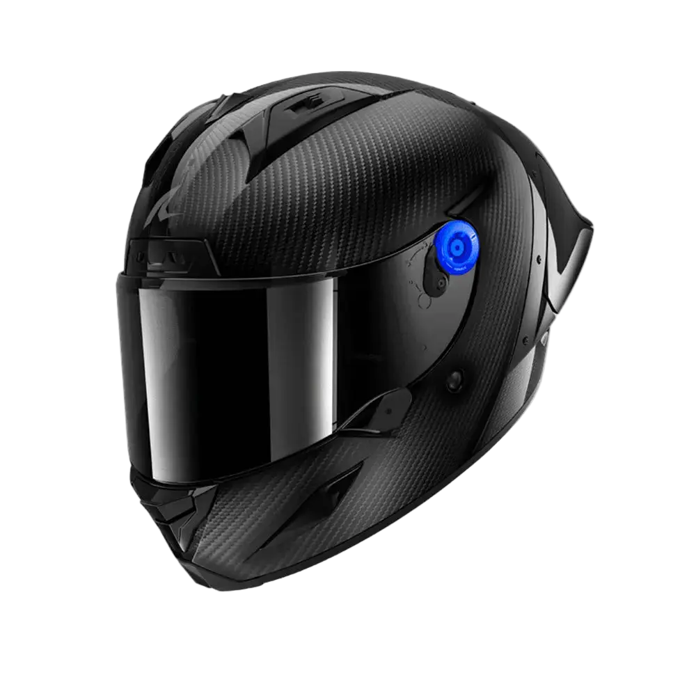 SHARK AERON-GP FIM Corse Integrali Caschi Nero Carbonio 