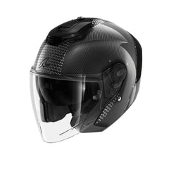 SHARK RS JET CARBON IKONIK Moto Caschi Carbon Nero Cromo