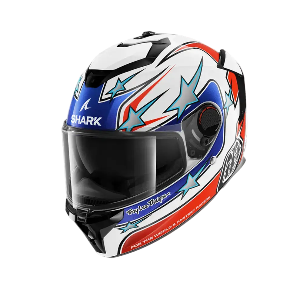 SHARK SPARTAN GT PRO FLAGSTAFF Integrali Caschi bianco Rosso Blu 