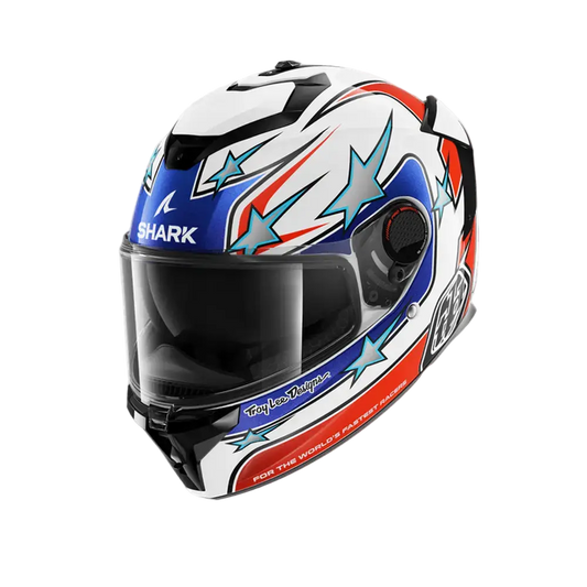 SHARK SPARTAN GT PRO FLAGSTAFF Integrali Caschi bianco Rosso Blu – Yamoto.it