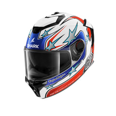 SHARK SPARTAN GT PRO FLAGSTAFF Integrali Caschi bianco Rosso Blu