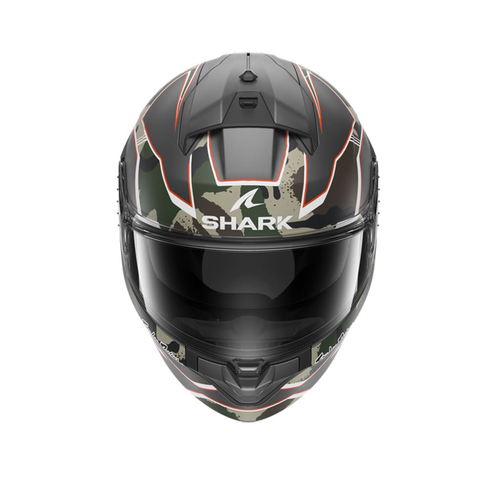 SHARK RIDILL 2 MATRIX Caschi Camo Opaco Antracite Verde Cioccolato