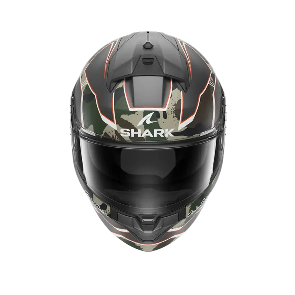 SHARK RIDILL 2 MATRIX Caschi Camo Opaco Antracite Verde Cioccolato 