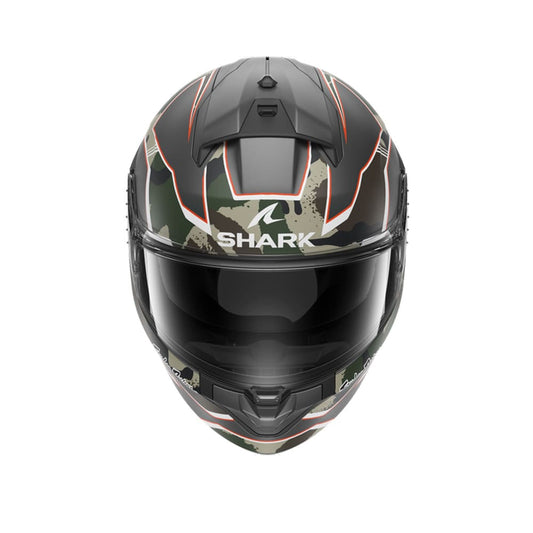 SHARK RIDILL 2 MATRIX Caschi Camo Opaco Antracite Verde Cioccolato