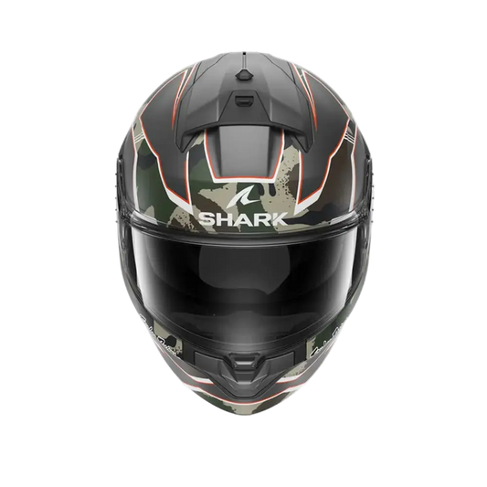 SHARK RIDILL 2 MATRIX Caschi Camo Opaco Antracite Verde Cioccolato 