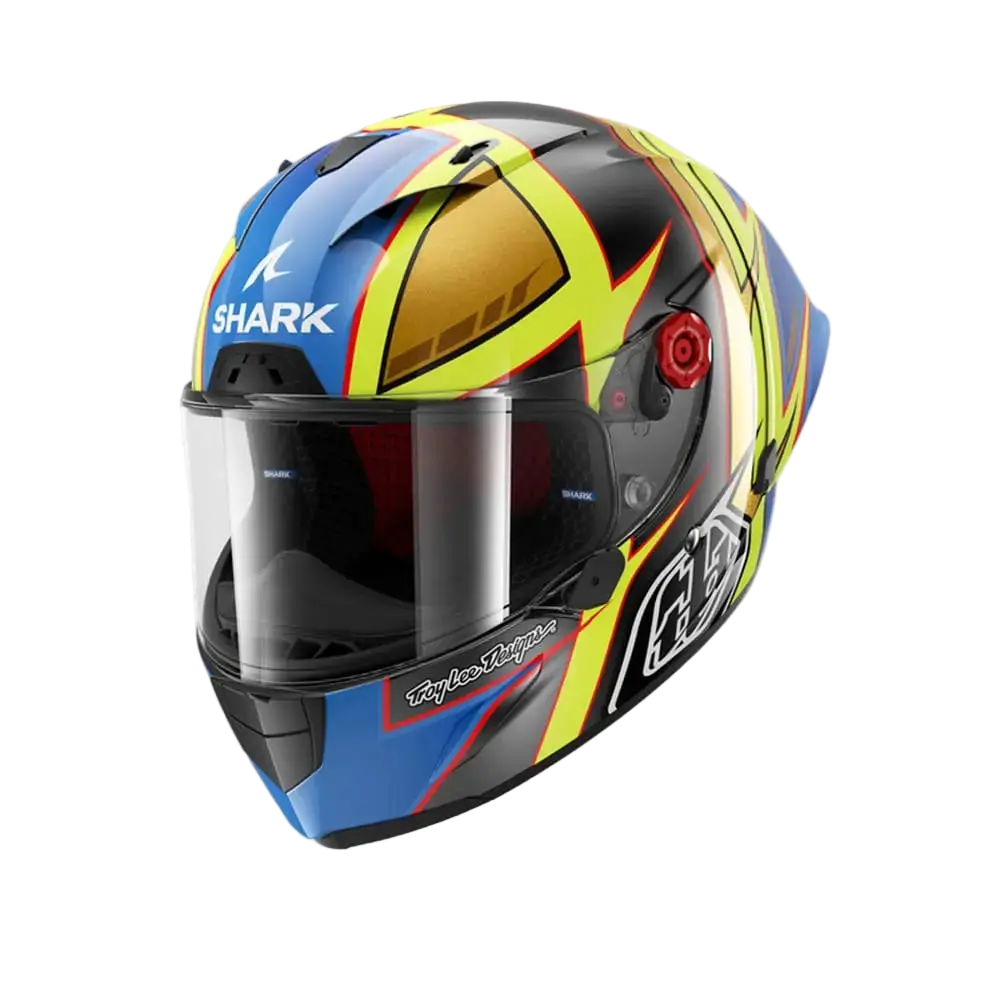 SHARK RACE-R PRO GP 06 REPLICA CAM PETERSEN Antracite / Giallo / Blu 