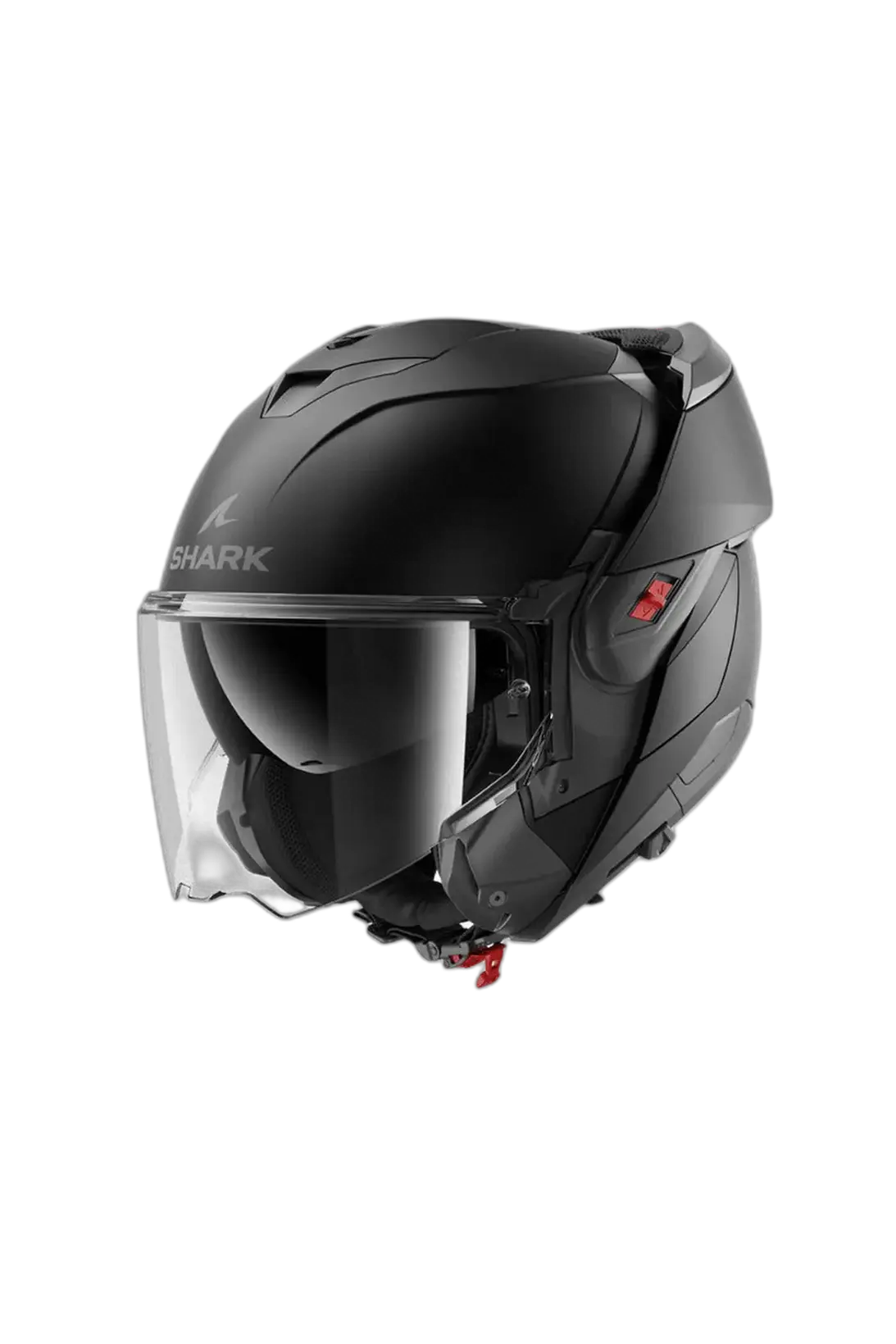 SHARK OXO BLANK Modulare Sportivo Caschi Nero Opaco 