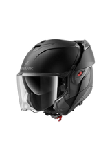 SHARK OXO BLANK Modulare Sportivo Caschi Nero Opaco 