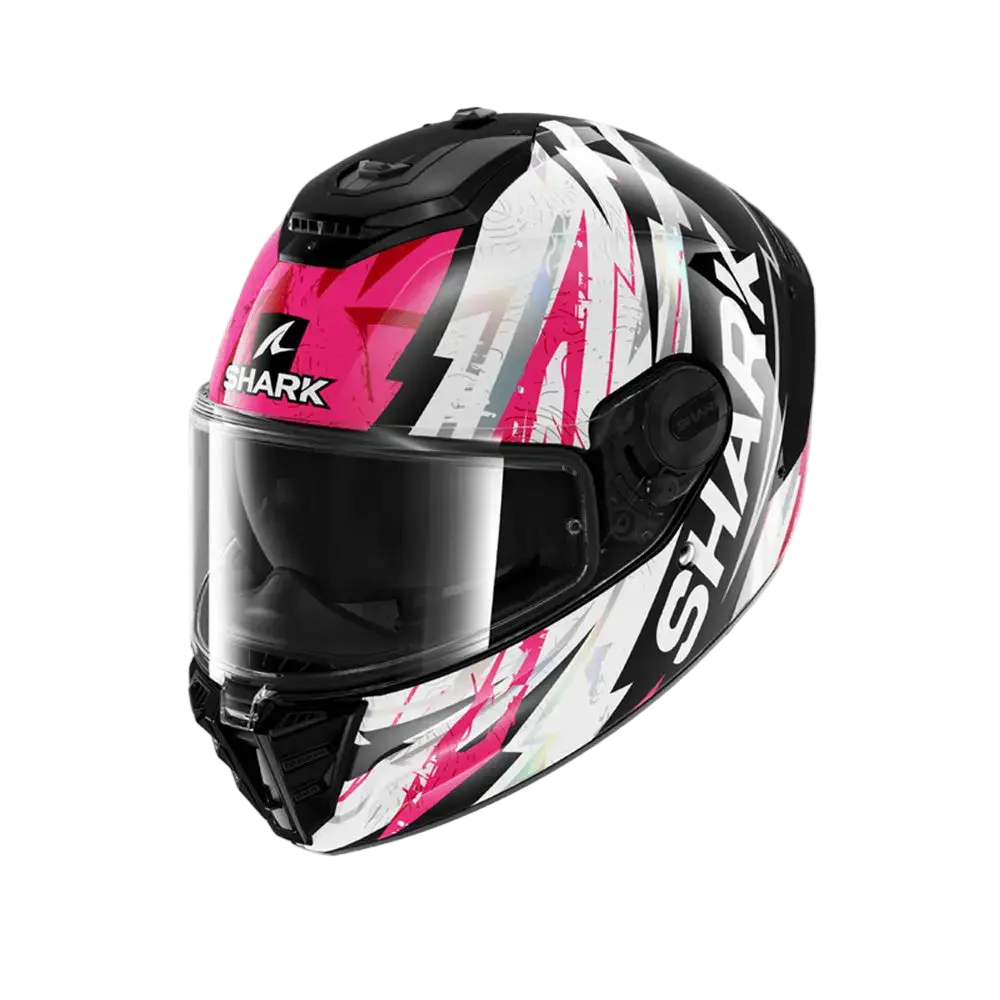 SHARK SPARTAN RS HIBOLT Moto Caschi Integrali Nero Viola Cromo 