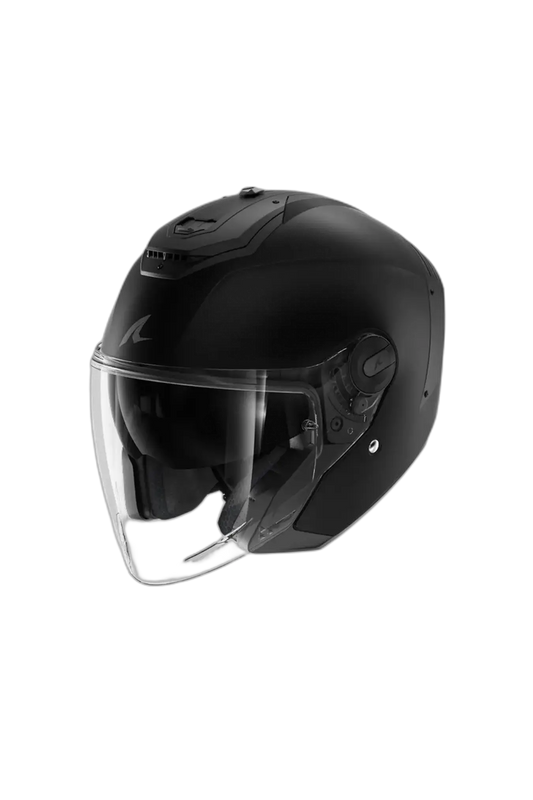 SHARK RS JET BLANK Aperto Jet Caschi Nero Opaco – Yamoto.it