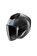 SHARK RS JET CARBON SKIN Carbonio Argento Caschi 