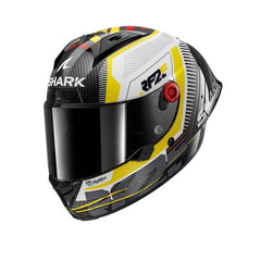 SHARK AERON-GP REPLICA RAUL FERNANDEZ SIGNATURE CARBONIO BIANCO GIALLO