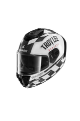 SHARK SPARTAN RS Moto Integrali Caschi Blanco Negro 