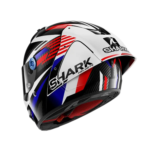 SHARK AERON-GP FIM RACING #1 FIRSTLAP Carbonio Integrale Caschi Blu Rosso – Yamoto.it