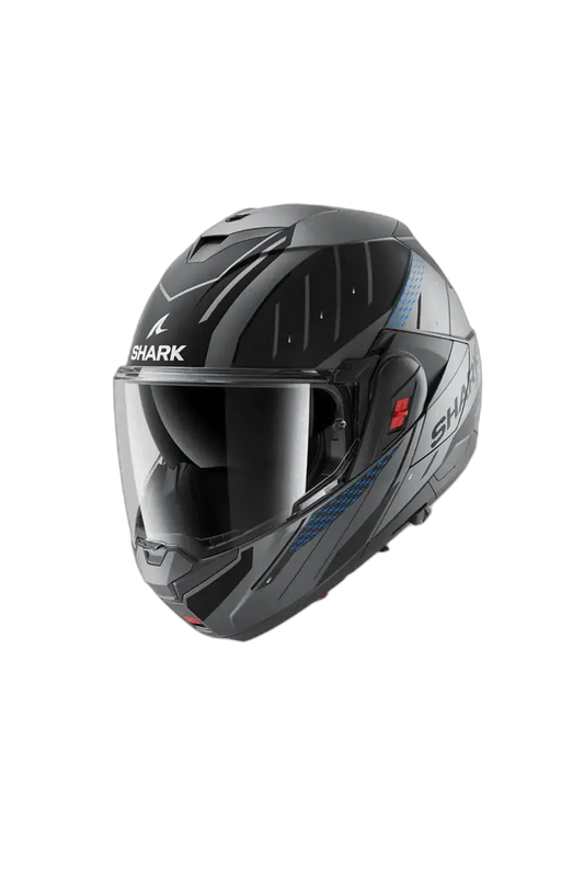 SHARK OXO RYDGER Modulare Caschi Blu Antracite Nero Opaco – Yamoto.it