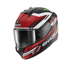SHARK D-SKWAL 3 FIRSTLAP Integral Caschi Nero Opaco Rosso Verde 