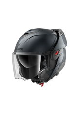 SHARK OXO BLANK Modulare Moto Caschi METALLO DI CANNA DI FUCILE 