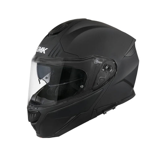 SMK GULLWING SOLID MA200 MOTO MODULARE CASCHI OPACO NERO