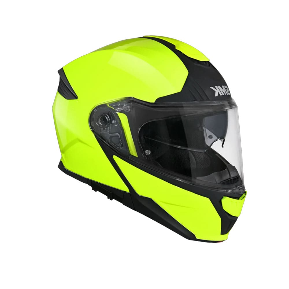 SMK SOLID GULLWING HI VISION HV HV400 MODULARE CASCHI OPACO FLOU GIALLO