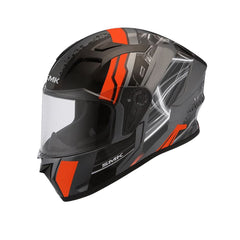 SMK STELLAR SWANK MADA672 MOTO INTEGRALE CASCHI OPACO NERO ROSSO GRIGIO 