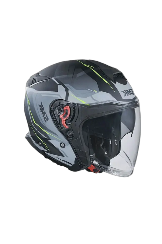 SMK GTJ ESCAPE MA264 Moto Caschi Jet Opaco Nero Grigio – Yamoto.it
