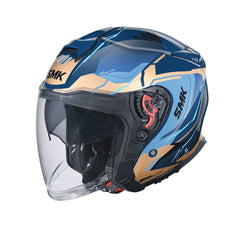 SMK GTJ ESCAPE GL575 MOTO CASCHI JET OPACO NERO BLUE MARRONE