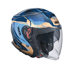SMK GTJ ESCAPE GL575 MOTO CASCHI JET OPACO NERO BLUE MARRONE