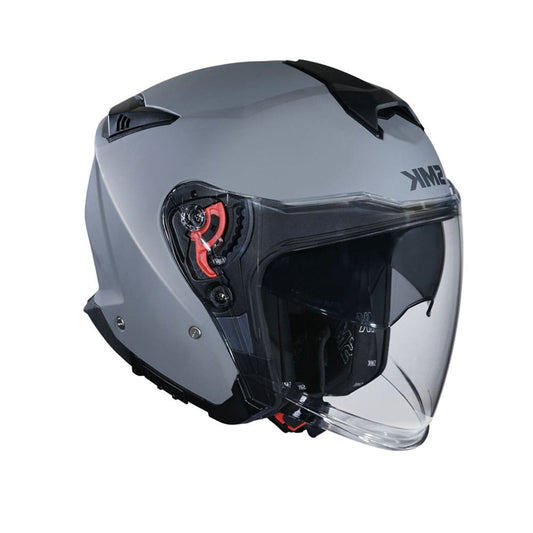 SMK GTJ SOLID MA600 MOTO CASCHI JET GRIGIO NARDO 