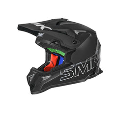 SMK ALLTERRA SOLID MA260 MOTO CROSS CASCHI OPACO NERO