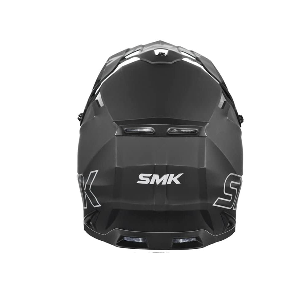 SMK ALLTERRA SOLID MA260 MOTO CROSS CASCHI OPACO NERO