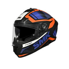 SMK TYPHOON THORN MA276 MOTO INTEGRALE CASCHI NERO BLU ARANCIONE 