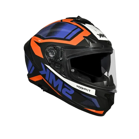 SMK TYPHOON THORN MA276 MOTO INTEGRALE CASCHI NERO BLU ARANCIONE – Yamoto.it