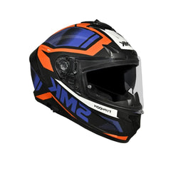 SMK TYPHOON THORN MA276 MOTO INTEGRALE CASCHI NERO BLU ARANCIONE