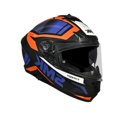 SMK TYPHOON THORN MA276 MOTO INTEGRALE CASCHI NERO BLU ARANCIONE 