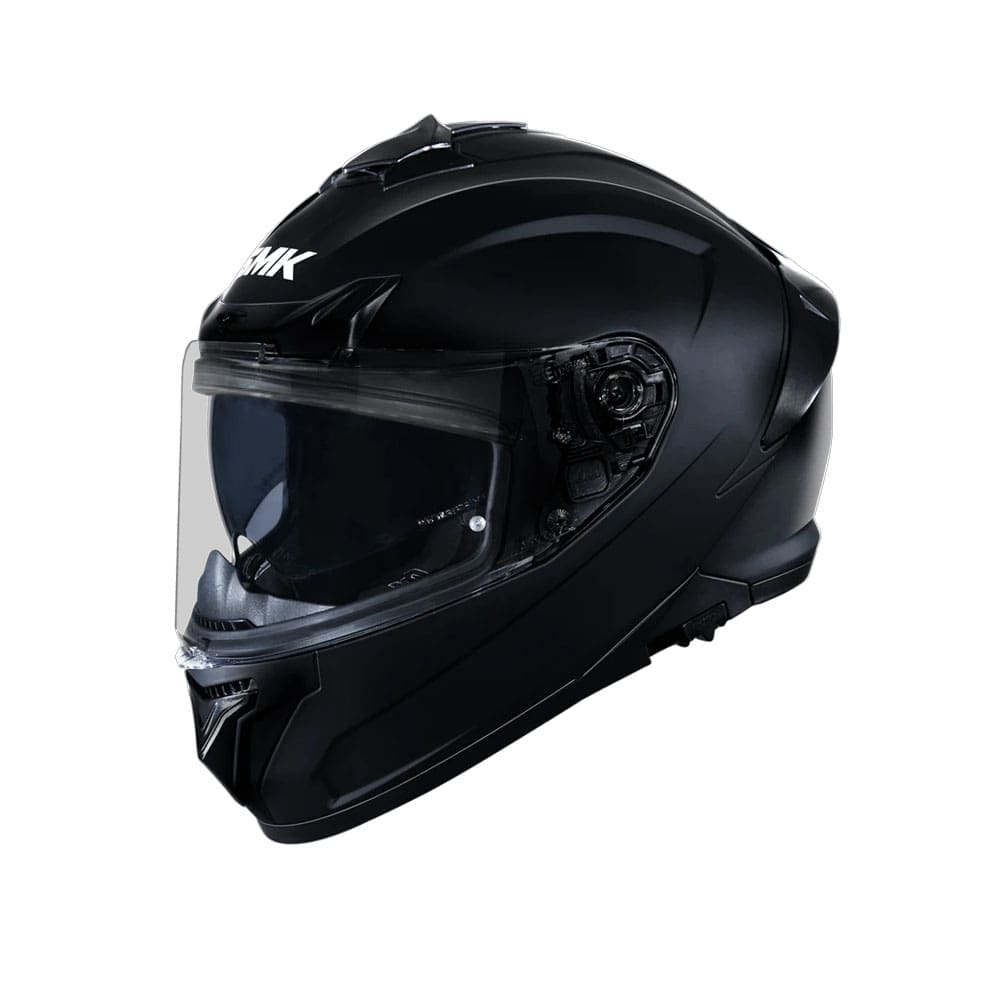 SMK TYPHOON SOLID GL200 MOTO INTEGRALE CASCHI NERO LUCIDO