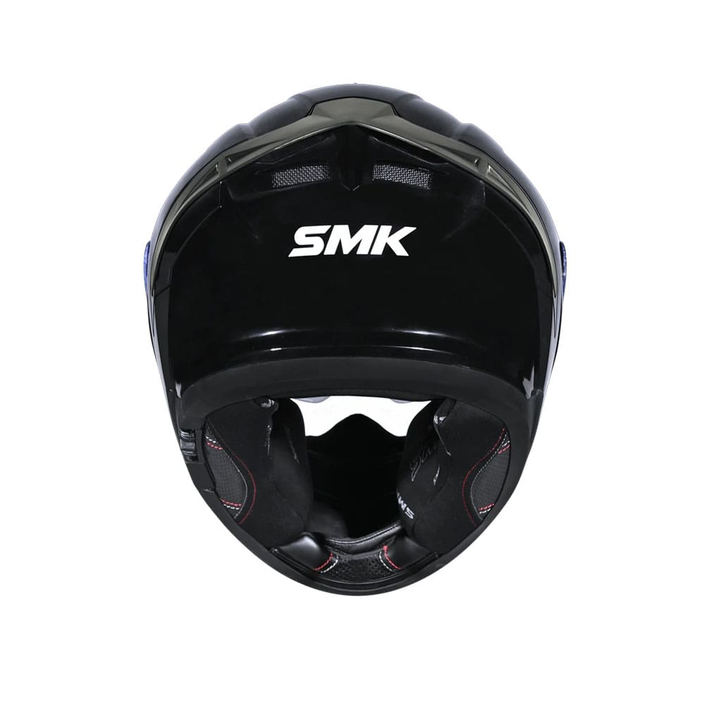 SMK TYPHOON SOLID GL200 MOTO INTEGRALE CASCHI NERO LUCIDO
