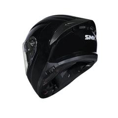SMK TYPHOON SOLID GL200 MOTO INTEGRALE CASCHI NERO LUCIDO