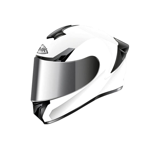 SMK TYPHOON SOLID GL100 MOTO INTEGRALE CASCHI BIANCO