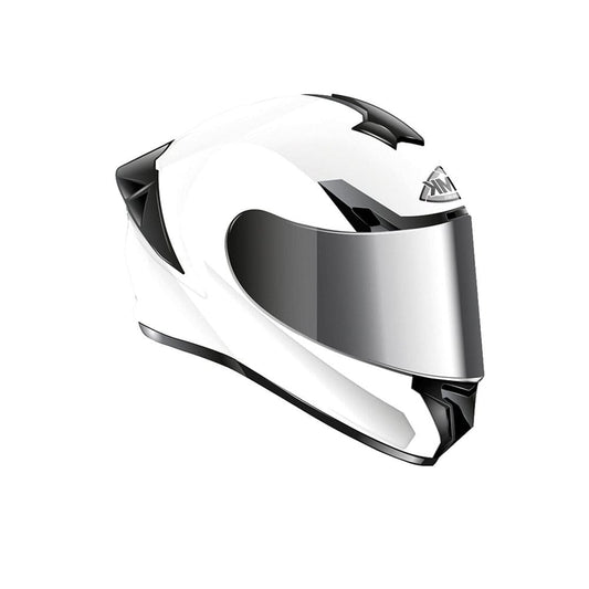 SMK TYPHOON SOLID GL100 MOTO INTEGRALE CASCHI BIANCO