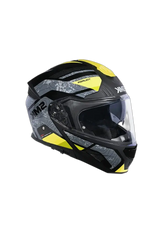 SMK GULLWING MA264 Moto Modulare Caschi Nero Grigio Giallo 