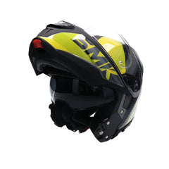 SMK GULLWING TOURLEADER MA646 MOTO MODULARE CASCHI NERO GRIGIO GIALLO FLOU
