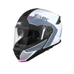 SMK GULLWING KRESTO GL169 MOTO INTEGRALE CASCHI BIANCO GRIGIO