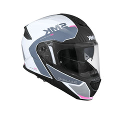 SMK GULLWING KRESTO GL169 MOTO INTEGRALE CASCHI BIANCO GRIGIO