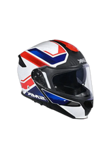 SMK GULLWING GL153 Moto Modulare Caschi Bianco Rosso Blu 