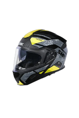 SMK GULLWING MA264 Moto Modulare Caschi Nero Grigio Giallo 