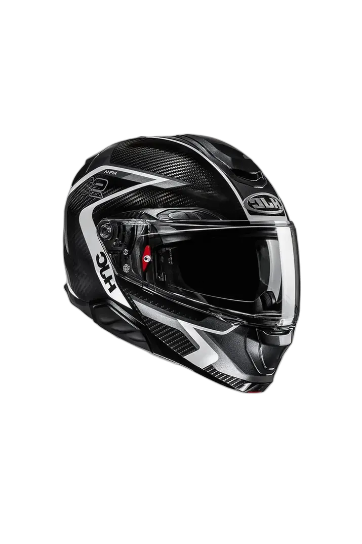 HJC RPHA 91 CARBON LAGOS MC5 Moto Integrali Modulare Caschi Nero 