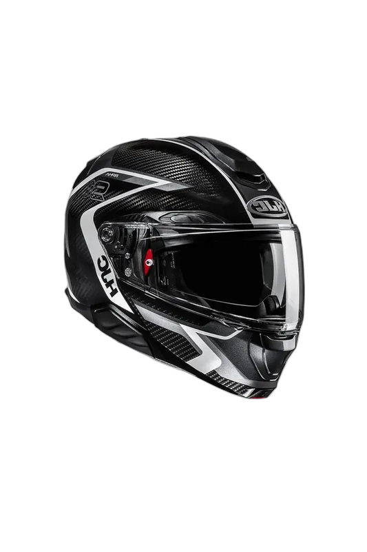 HJC RPHA 91 CARBON LAGOS MC5 Moto Integrali Modulare Caschi Nero 